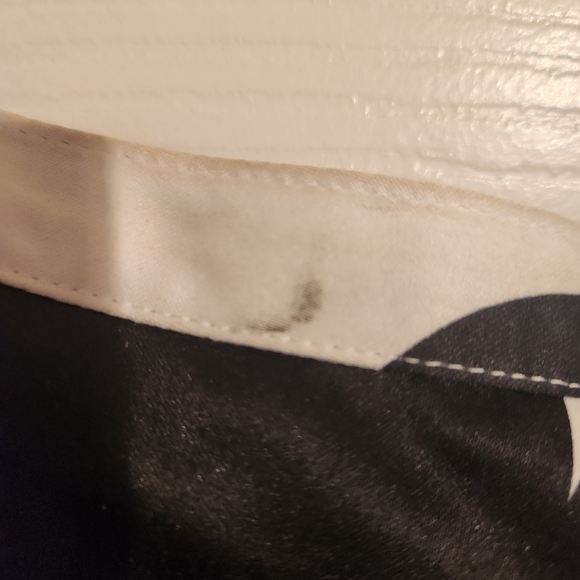 Venus Black & White Flare Polka Dot Maxi Skirt - Picture 3 of 5